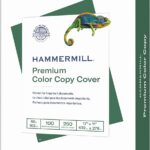 Hammermill Cardstock, Premium Color Copy, 60 lb, 11 x 17-100 Bright, Made in the USA Card Stock, 122556R, White – 1 Pack (250 Sheets)
