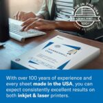 Hammermill Cardstock, Premium Color Copy, 60 lb, 11 x 17-100 Bright, Made in the USA Card Stock, 122556R, White - 1 Pack (250 Sheets) - Image 4
