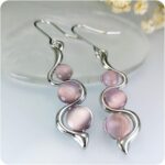 925 Sterling Silver Earrings for Women Diamond Cubic Zirconia Earrings Birthday ... - Image 2