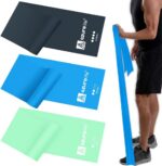 A AZURELIFE Resistance Bands,Professional Long Non-Latex Elastic Stretch Bands,E... - Image 2