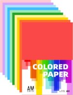 AIMI Assorted Colors Bulk for School Supplies A4 Copy Paper Construction Paper C... - Image 2