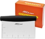ALLTOP Bench Scraper & Chopper for Kitchen - Ideal Baking Essential Utensil,Stai... - Image 2