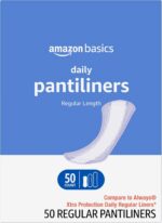 Amazon Basics Daily Pantiliner, Regular Length, Thin Absorbent Feminine Pads for... - Image 2