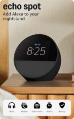 Amazon Echo Spot (newest model), Great for nightstands, offices and kitchens, Sm... - Image 2