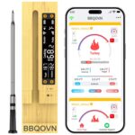 BBQOVN WiFi Sub-1G Wireless Meat Thermometer Unlimited Range 7 NIST Certified Se... - Image 2