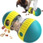 BSISUERM Dog Puzzle Toy Adjustable Treat Dispensing Ball Food Dispenser Tough Sl... - Image 2