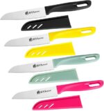 BYkooc 8 pieces Paring Knives (4PCS Peeling Knives and 4PCS Knife Sheath), Ultra... - Image 2