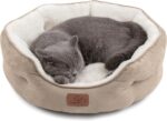Bedsure Dog Beds for Small Dogs - Round Cat Beds for Indoor Cats, Washable Pet B... - Image 2