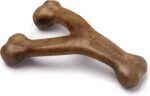 Benebone Wishbone Durable Dog Chew Toy for Aggressive Chewers, Real Bacon, Made ... - Image 2