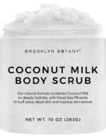 Brooklyn Botany Coconut Milk Body Scrub - Moisturizing and Exfoliating Body, Fac... - Image 2
