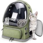 Cawypety Cat Backpack Carrier, Breathable Cat Carrier Large Space Bubble Pet Bac... - Image 2