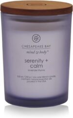 Chesapeake Bay Candle Medium Jar Scented Candle Serenity + Calm (Lavender Thyme)... - Image 2