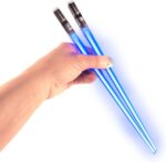ChopSabers Lightsaber Led Light Up Chopsticks (1 Pair, Blue) - Image 2