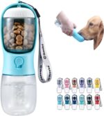 Cibaabo Dog Water Bottle with Food Container, Travel Puppy Water Bowl, Portable ... - Image 2