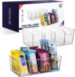 ClearSpace Plastic Pantry Organization and Storage Bins with Removable Dividers ... - Image 2