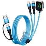 Cruise Travel Essentials 2026, 3 in 2 USB A/C Cable to iPhone 17 Charger/iWatch ... - Image 2