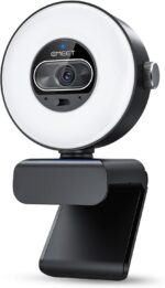 EMEET S600L 4K Webcam for Streaming with Ring Light, 4 Lighting Modes, Rainbow E... - Image 2