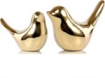 FANTESTICRYAN Small Birds Statues Gold Home Decor Modern Style Figurine Decorati... - Image 2