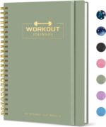 Fitness Workout Journal for Women & Men, A5(5.5" x 8.2") Workout Log Book Planne... - Image 2