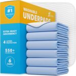 GREEN LIFESTYLE Washable Underpads - Large Bed Pads for use as Incontinence Bed ... - Image 2
