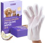 HICC PET Cleaning Deodorizing Glove Wipes for Dogs & Cats, Vet Recommended Hypoa... - Image 2