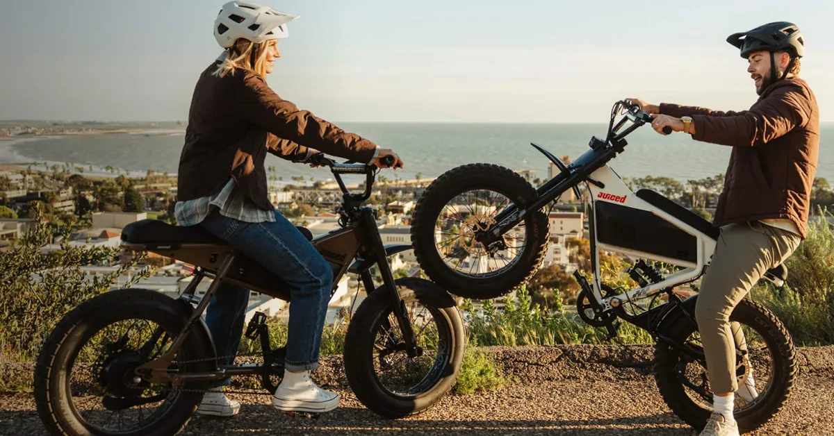 Juiced Bikes is back with its moto-style Scrambler hardtail + full suspension e-bikes and $245 FREE bundles from $1,699