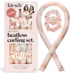 Kitsch Satin Heatless Curlers Set – Heatless Curls Overnight with 34" Hair Curle... - Image 2