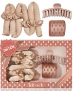 Kitsch Satin Heatless Hair Curler Styling 5pc Gift Set - Satin Heatless Hair Cur... - Image 2