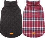 Kuoser Waterproof Dog Coat, Reversible Dog Jacket for Medium Dogs, Adjustable Du... - Image 2