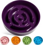 LE TAUCI Ceramic Slow Feeder Dog Bowls Small Breed, 0.6 Cups Dog Food Dish for F... - Image 2