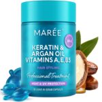 MAREE Hair Serum for Frizzy Dry Hair – Styling Capsules with Keratin, Argan Oil,... - Image 2