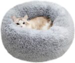 Modern Soft Plush Round Pet Bed for Cats or Small Dogs, Mini Medium Sized Dog Ca... - Image 2
