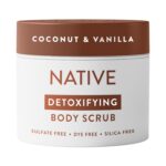 Native Coconut & Vanilla Exfoliating Body Scrub for Women & Men, 1 Wash to Soft,... - Image 2