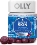 OLLY Glowing Skin Gummy, Hydrated & Youthful Skin,* Hyaluronic Acid, Collagen Pe... - Image 2