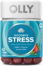 OLLY Goodbye Stress Gummy, GABA, L-Theanine, Lemon Balm, Stress Relief Supplemen... - Image 2