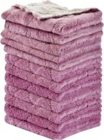OstWony 12PCS Kitchen Towels Dish Towels, Multipurpose Reusable Dish Cloths, Dou... - Image 2
