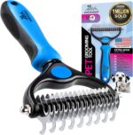 Pat Your Pet Deshedding Dog Brush For Shedding – Cat Brushes For Indoor Cats, Do... - Image 2