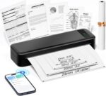 Portable Printers Wireless for Travel, A285M Small Inkless Thermal Printer, Blue... - Image 2
