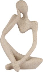 Sandstone Resin Thinker Style Abstract Sculpture Statue Collectible Figurines Ho... - Image 2