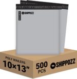 Shippozz 10x13 Poly Mailers 500 Pack, Durable Waterproof Polymailers for Shippin... - Image 2