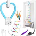 Smart Automatic Door Hanging Cat Toy for Indoor Cats - Electric Interactive Feat... - Image 2