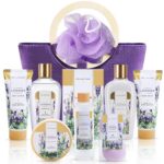 Spa Luxetique Gift Baskets for Women, Spa Gifts for Women - 10pcs Lavender Bath ... - Image 2
