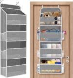 SpaceHacks 1 Pack Over The Door Organizer, Hanging Storage Organizer with Clear ... - Image 2