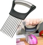 Stainless Steel Onion Holder for Slicing,Onion Slicer Holder,Onion Cutter for Sl... - Image 2