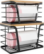 TIDIIABODE 2 Pack Stackable Storage Laundry Kitchen Organizers, Wall Mount Trash... - Image 2