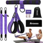 Upgrade Pedal Resistance Band with Handle, Adjustable Tube Foot Pedal Device Pul... - Image 2