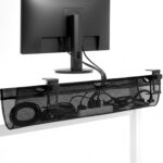VIVO No Drill Clamp-on 36 inch Mesh Net Under Desk Cable Management Wire Organiz... - Image 2
