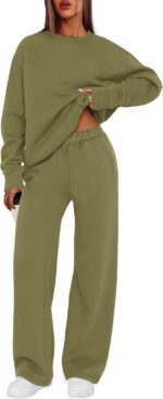 XIEERDUO Sweatsuits Women 2 Piece Outfit Matching Lounge Sets Fall Outfits 2025 ... - Image 2