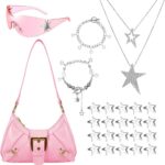 Y2k Accessories for Women, Set Included Y2k Purse, Silver Star Hair Clips, Star ... - Image 2