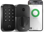 Yale Security Assure Lock 2 Deadbolt, Black Suede Keyed Smart Entry Door Lock wi... - Image 2